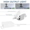 Luxrite 4 Inch Square LED Recessed Downlight 5CCT 2700K-5000K 15W 1300LM Dimmable Wet Rated IC Rated LR22640-1PK - alternate 4